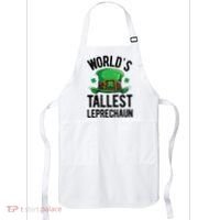 World's Tallest Leprechaun St Patricks Day Funny Gift Meaningful Gift Apron thumb 0