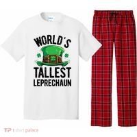 World's Tallest Leprechaun St Patricks Day Funny Gift Meaningful Gift Pajama Set thumb 0