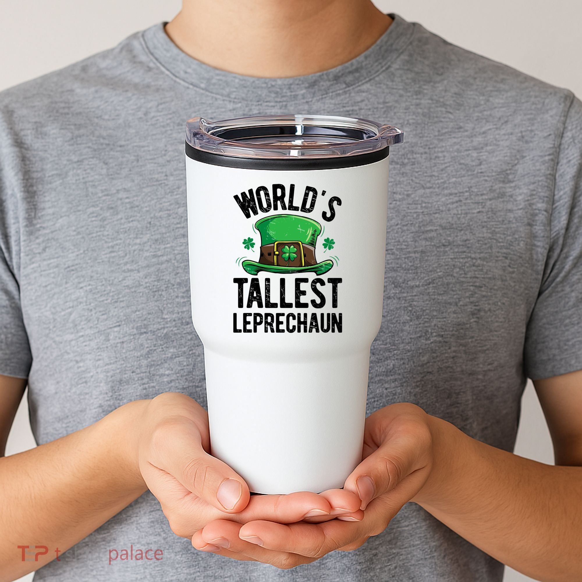World's Tallest Leprechaun St Patricks Day Funny Gift Meaningful Gift Tumbler