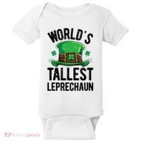 World's Tallest Leprechaun St Patricks Day Funny Gift Meaningful Gift Baby Bodysuit thumb 0