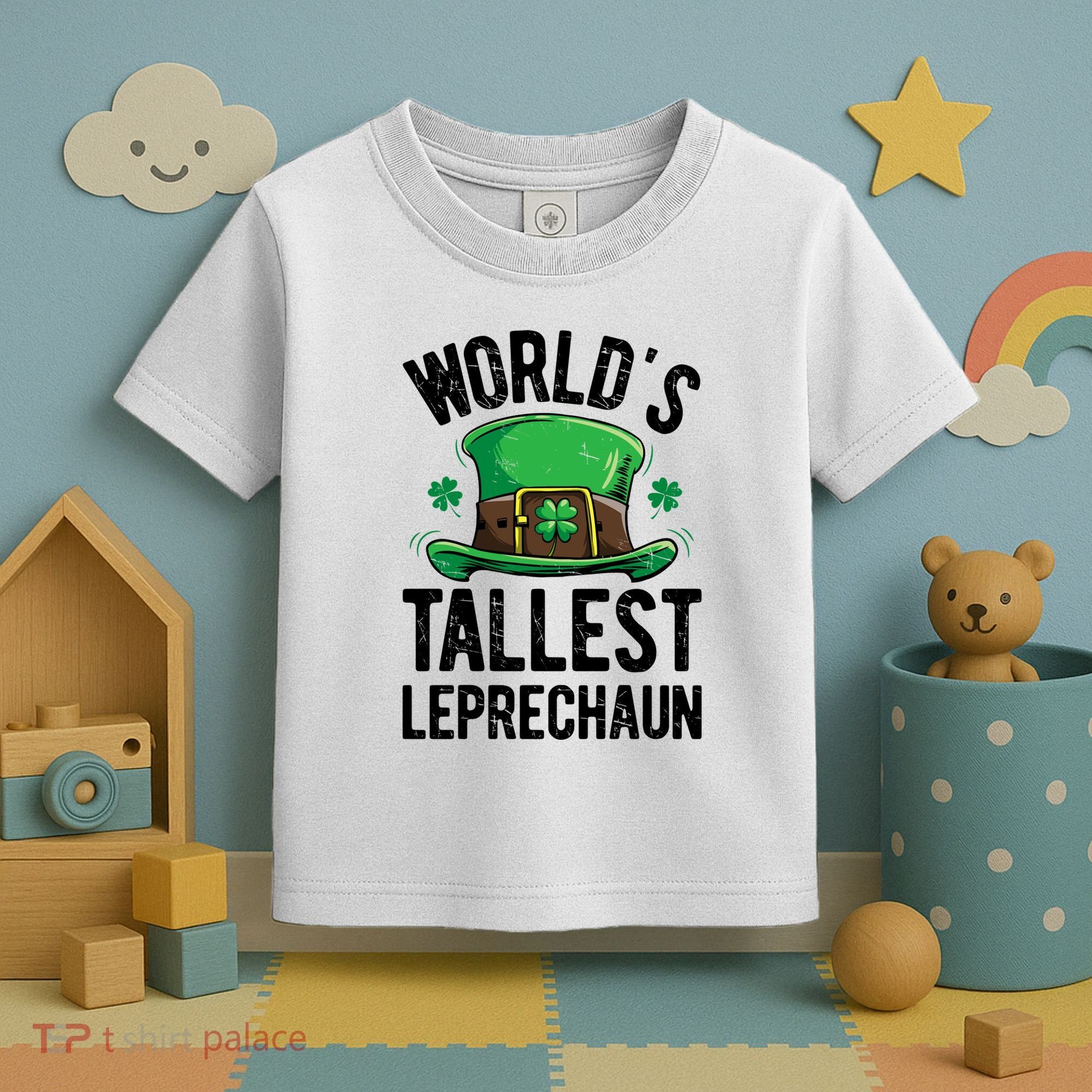 World's Tallest Leprechaun St Patricks Day Funny Gift Meaningful Gift Toddler T-Shirt