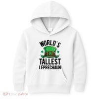 World's Tallest Leprechaun St Patricks Day Funny Gift Meaningful Gift Kids Hoodie thumb 0