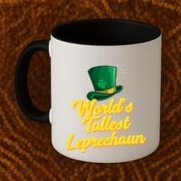 World's Tallest Leprechaun Meaningful Gift Coffee Mug thumb 2