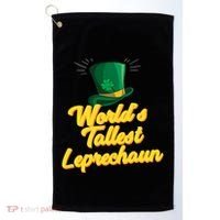World's Tallest Leprechaun Meaningful Gift Golf Towel thumb 0