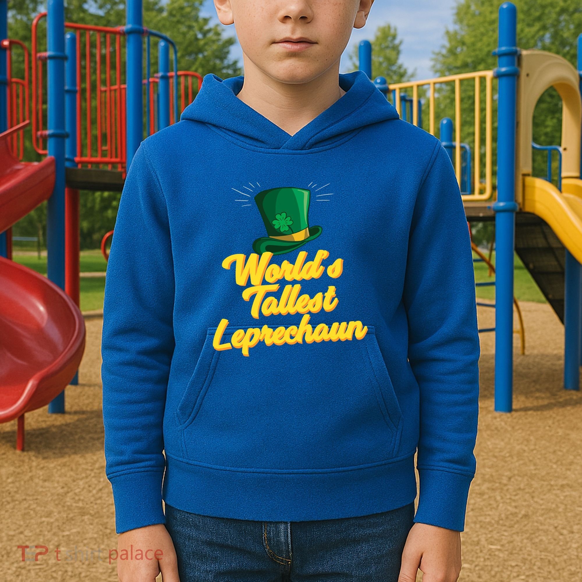 World's Tallest Leprechaun Meaningful Gift Kids Hoodie