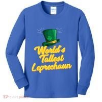 World's Tallest Leprechaun Meaningful Gift Kids Long Sleeve Shirt thumb 0