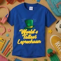 World's Tallest Leprechaun Meaningful Gift Kids T-Shirt thumb 3