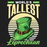 World's Tallest Leprechaun Tall Irish Ireland Gaelic St Gift Women's Sweatshirt thumb 2