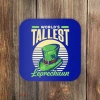 World's Tallest Leprechaun Tall Irish Ireland Gaelic St Gift Coaster thumb 0
