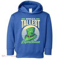 World's Tallest Leprechaun Tall Irish Ireland Gaelic St Gift Toddler Hoodie thumb 0