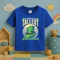World's Tallest Leprechaun Tall Irish Ireland Gaelic St Gift Toddler T-Shirt thumb 3