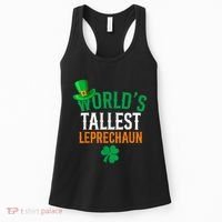 World’S Tallest Leprechaun Funny St PatrickS Day Women's Tank Top thumb 0
