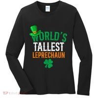 World’S Tallest Leprechaun Funny St PatrickS Day Women's Long Sleeve Shirt thumb 0