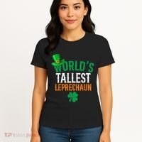 World’S Tallest Leprechaun Funny St PatrickS Day Women's T-Shirt thumb 4