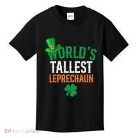 World’S Tallest Leprechaun Funny St PatrickS Day Kids T-Shirt thumb 0