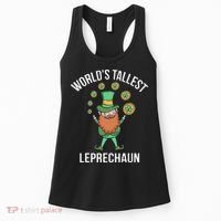 World's Tallest Leprechaun Saint Patrick's Day Gift Women's Tank Top thumb 0
