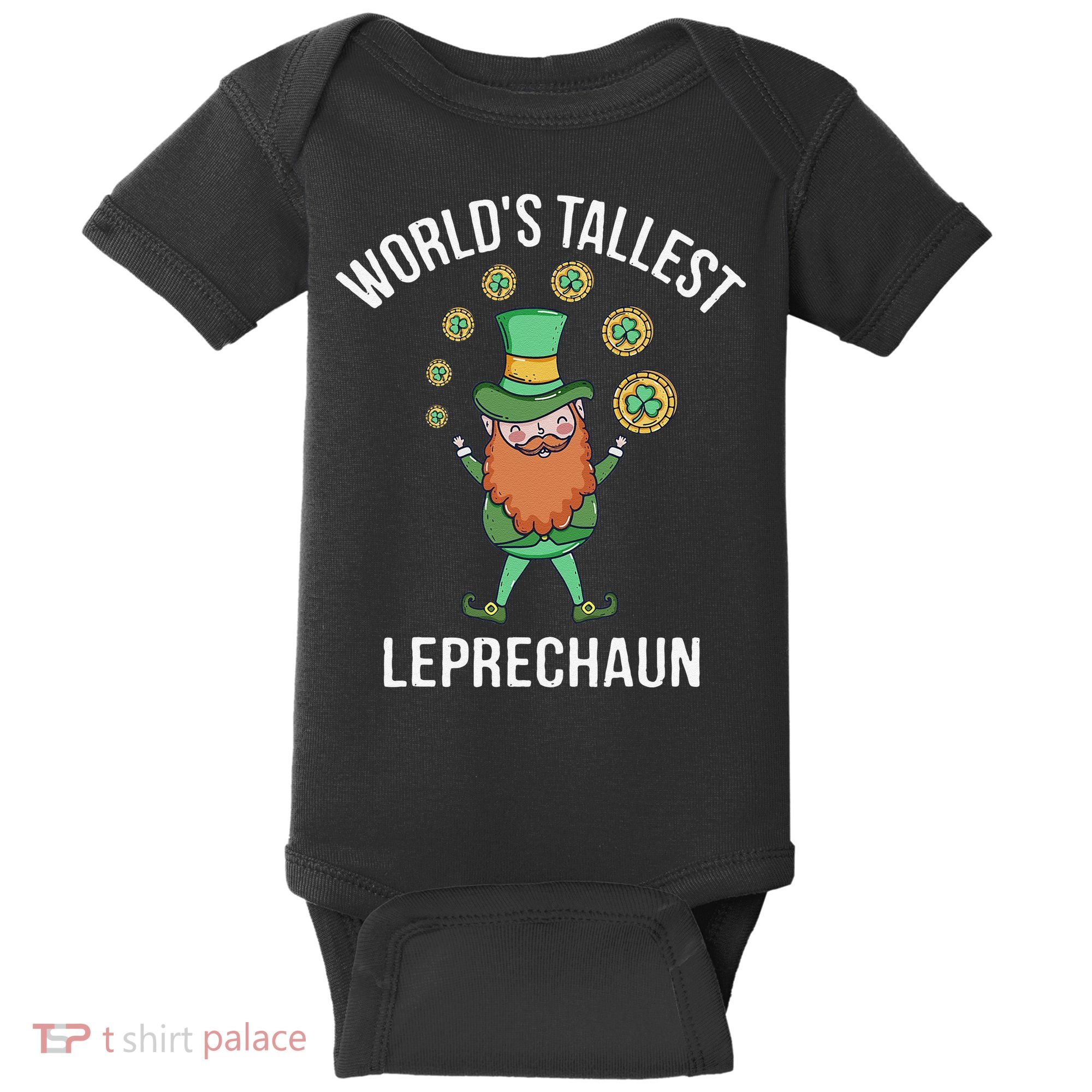 World's Tallest Leprechaun Saint Patrick's Day Gift Baby Bodysuit