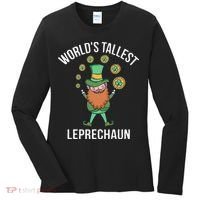 World's Tallest Leprechaun Saint Patrick's Day Gift Women's Long Sleeve Shirt thumb 0