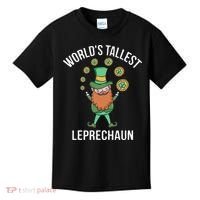 World's Tallest Leprechaun Saint Patrick's Day Gift Kids T-Shirt thumb 0