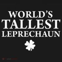 WorldS Tallest Leprechaun Clover Funny St Patricks Day Women's Hoodie thumb 2