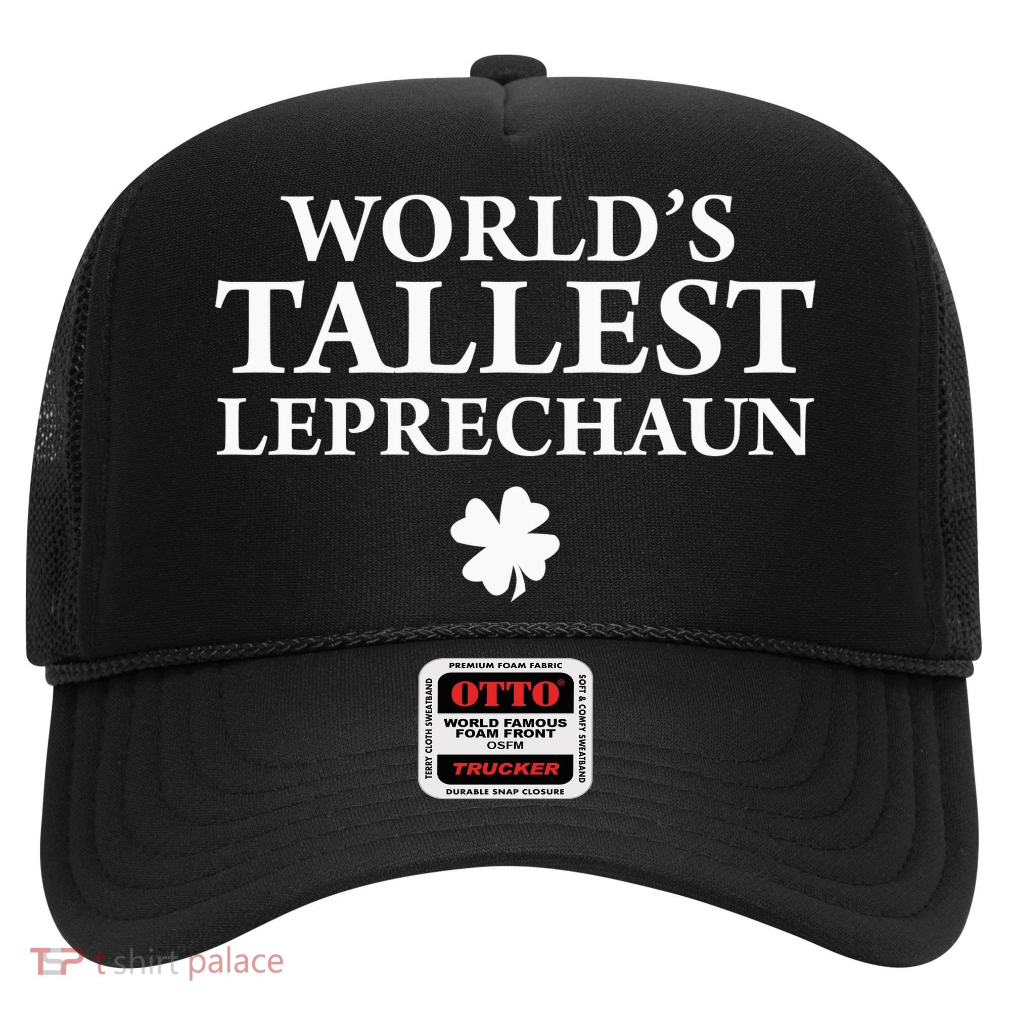 WorldS Tallest Leprechaun Clover Funny St Patricks Day Hat