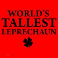 WorldS Tallest Leprechaun Clover Funny St Patricks Day Santa Hat thumb 1