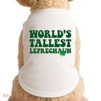 Worlds Tallest Leprechaun St Patricks Clover Doggie Tank thumb 0
