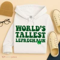 Worlds Tallest Leprechaun St Patricks Clover Hoodie thumb 4