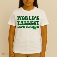 Worlds Tallest Leprechaun St Patricks Clover T-Shirt thumb 4