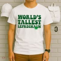 Worlds Tallest Leprechaun St Patricks Clover T-Shirt thumb 6