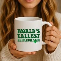 Worlds Tallest Leprechaun St Patricks Clover Coffee Mug thumb 3
