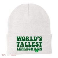 Worlds Tallest Leprechaun St Patricks Clover Beanie thumb 0