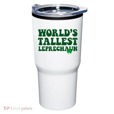 Worlds Tallest Leprechaun St Patricks Clover Tumbler