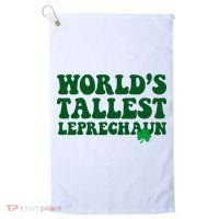 Worlds Tallest Leprechaun St Patricks Clover Golf Towel thumb 0
