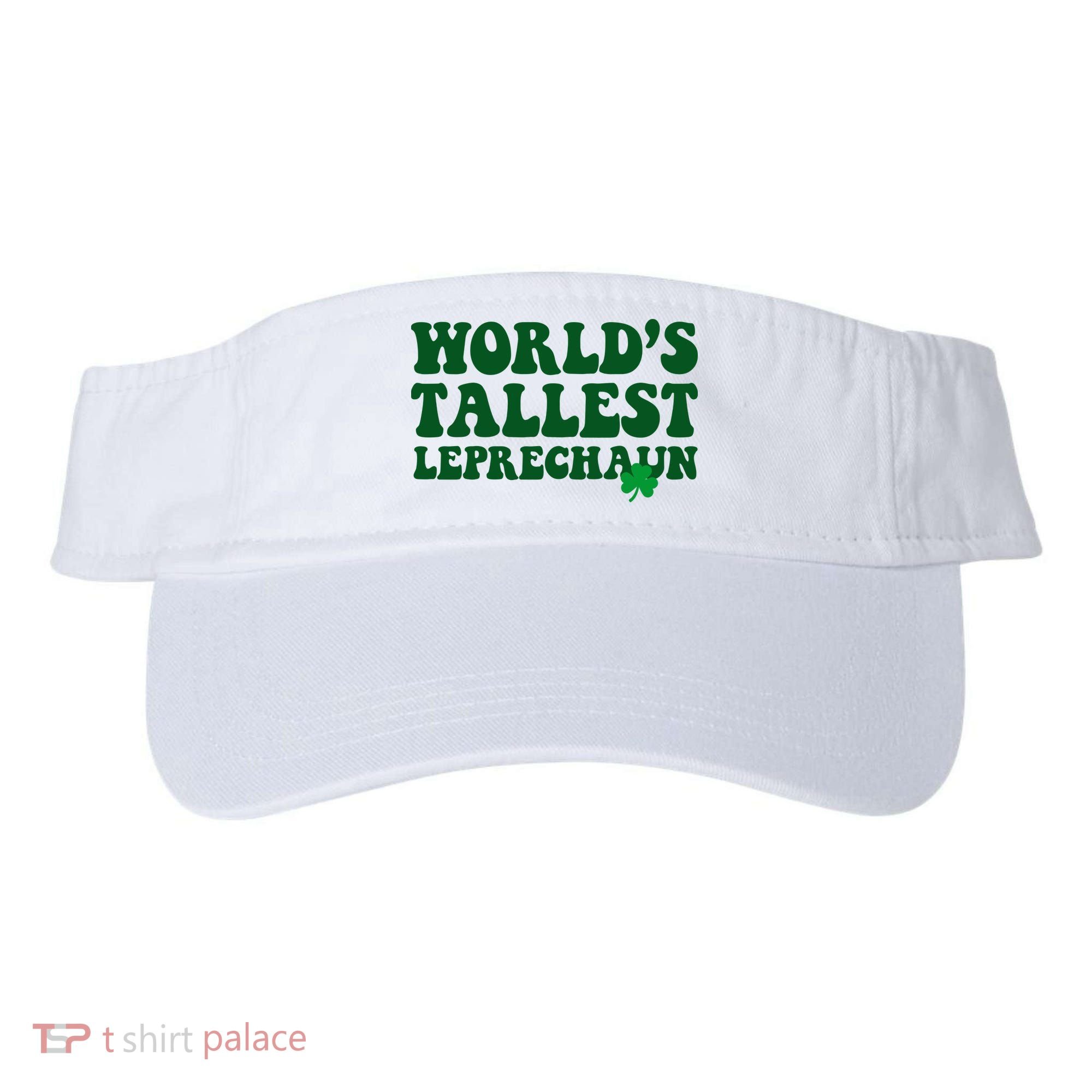 Worlds Tallest Leprechaun St Patricks Clover Visor