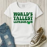 Worlds Tallest Leprechaun St Patricks Clover Women's T-Shirt thumb 3
