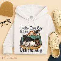 Wouldst Thou Like To Live Deliciously Hoodie thumb 4