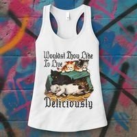 Wouldst Thou Like To Live Deliciously Women's Tank Top thumb 3