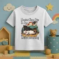 Wouldst Thou Like To Live Deliciously Toddler T-Shirt thumb 3
