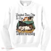 Wouldst Thou Like To Live Deliciously Kids Sweatshirt thumb 0
