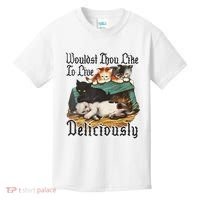 Wouldst Thou Like To Live Deliciously Kids T-Shirt thumb 0
