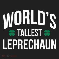 Worlds Tallest Leprechaun St Patricks Day Gift Golf Towel thumb 3
