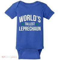 Worlds Tallest Leprechaun St Patricks Day Gift Baby Bodysuit thumb 0