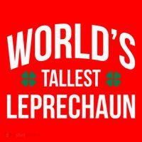 Worlds Tallest Leprechaun St Patricks Day Gift Santa Hat thumb 1