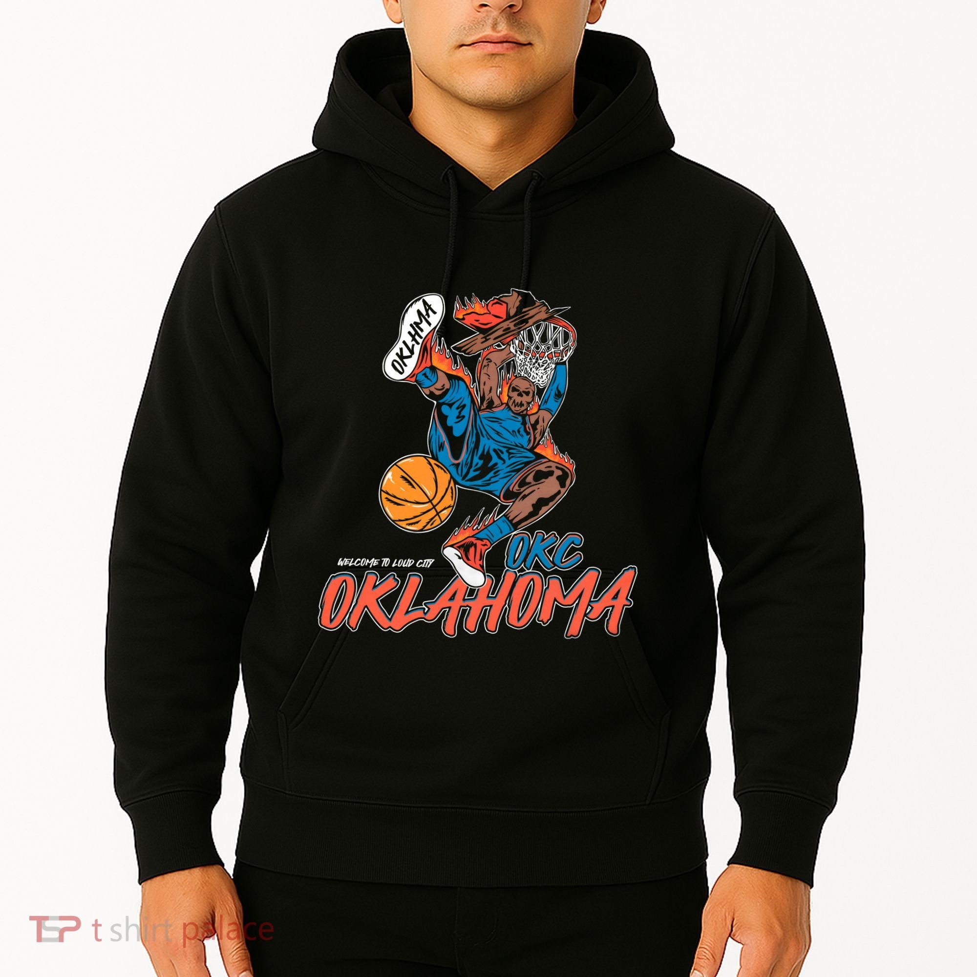 Welcome To Loud City Oklahoma Basketball Hoodie