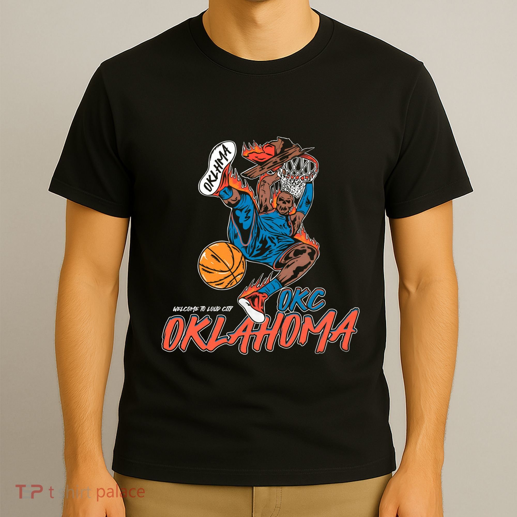 Welcome To Loud City Oklahoma Basketball T-Shirt