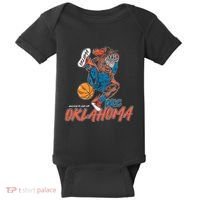 Welcome To Loud City Oklahoma Basketball Baby Bodysuit thumb 0