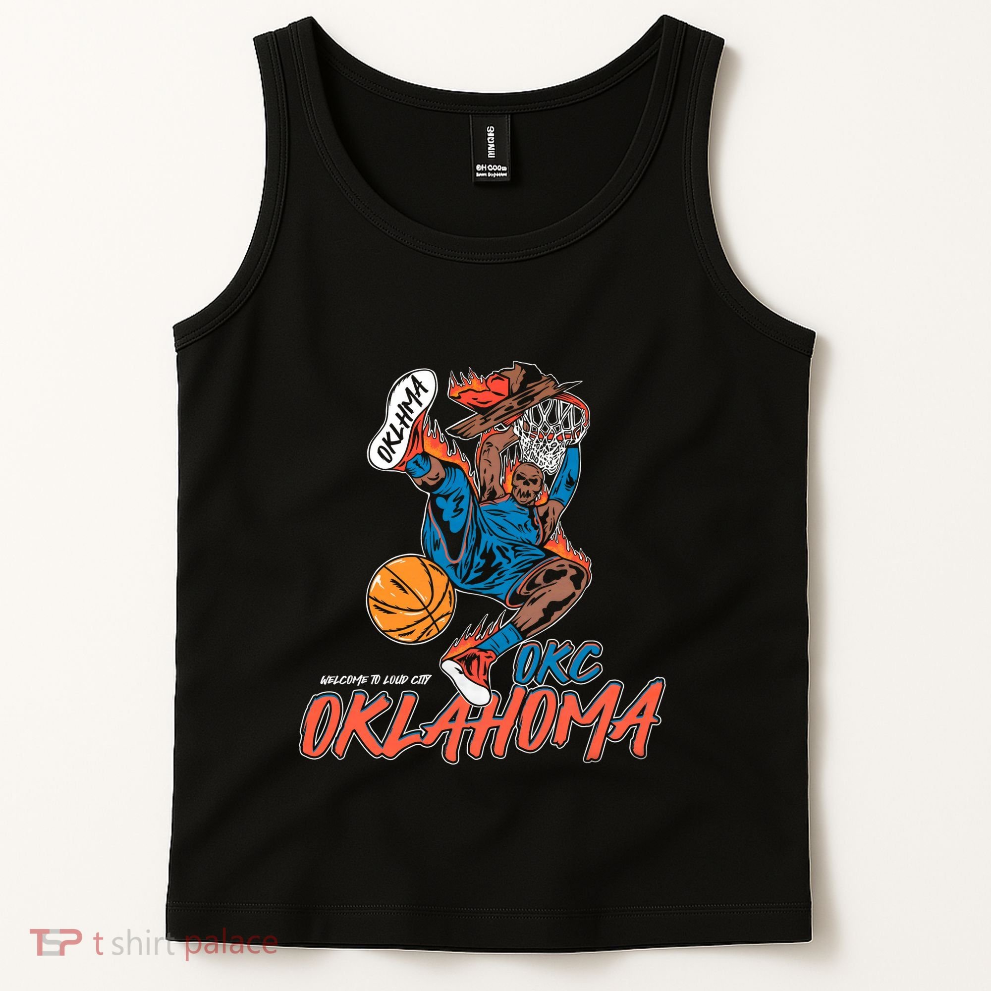 Welcome To Loud City Oklahoma Basketball Tank Top