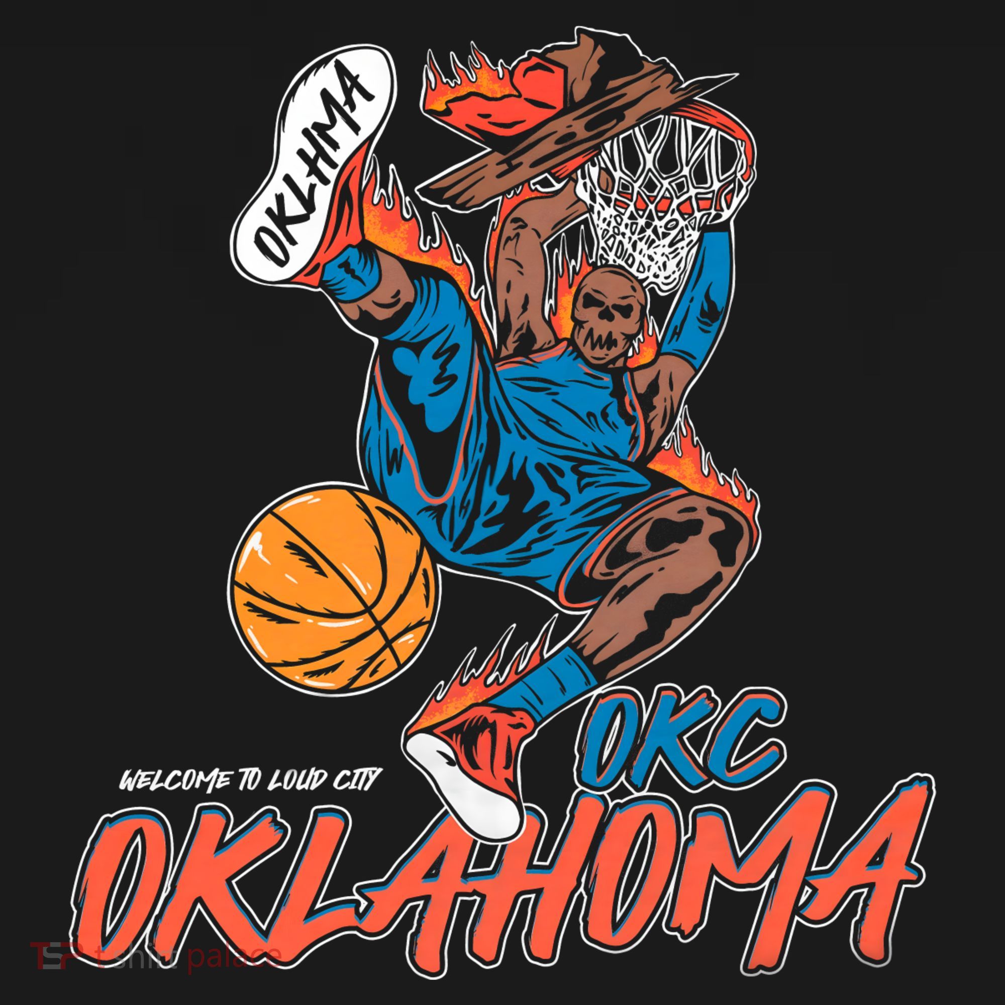 Welcome To Loud City Oklahoma Basketball Tank Top