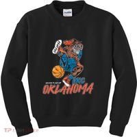 Welcome To Loud City Oklahoma Basketball Kids Sweatshirt thumb 0